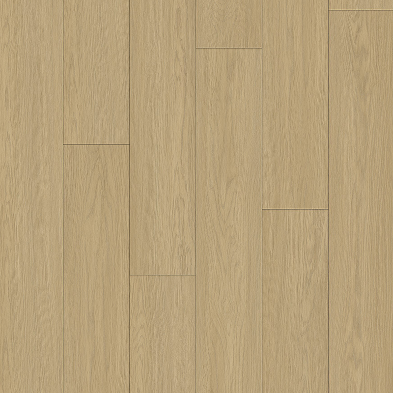 Corak Kayu Oak Cahaya Asli SPC Klik Lantai Papan Vinyl
