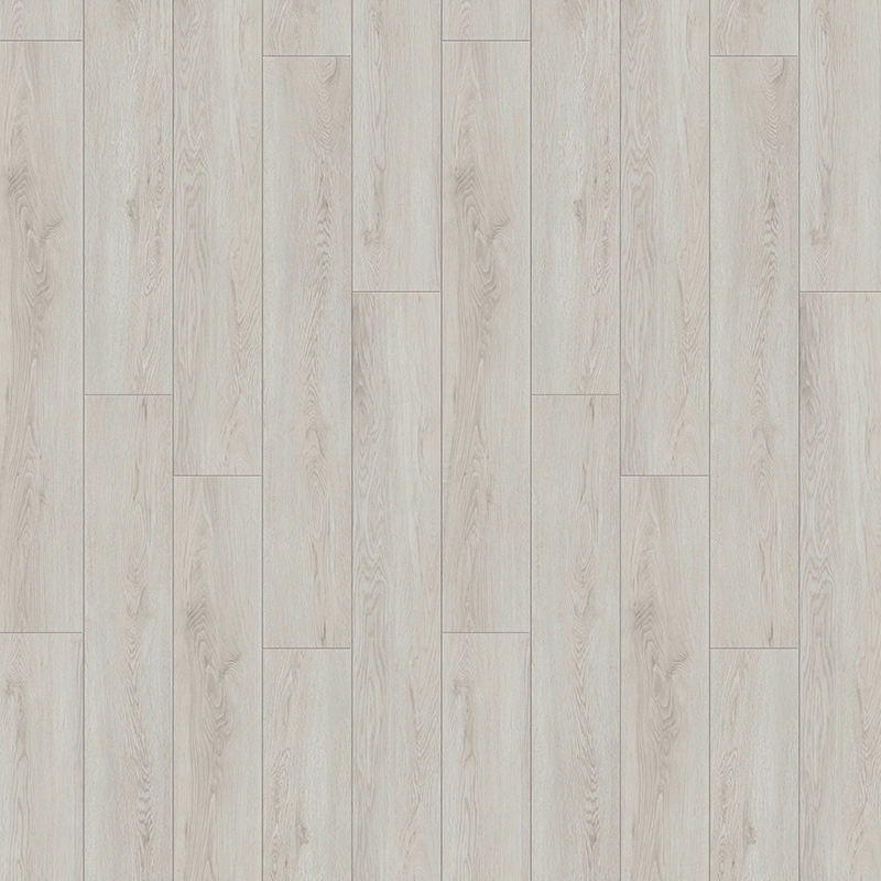 Corak Kayu Oak Bercat Putih Lantai Papan Vinyl SPC Klik
