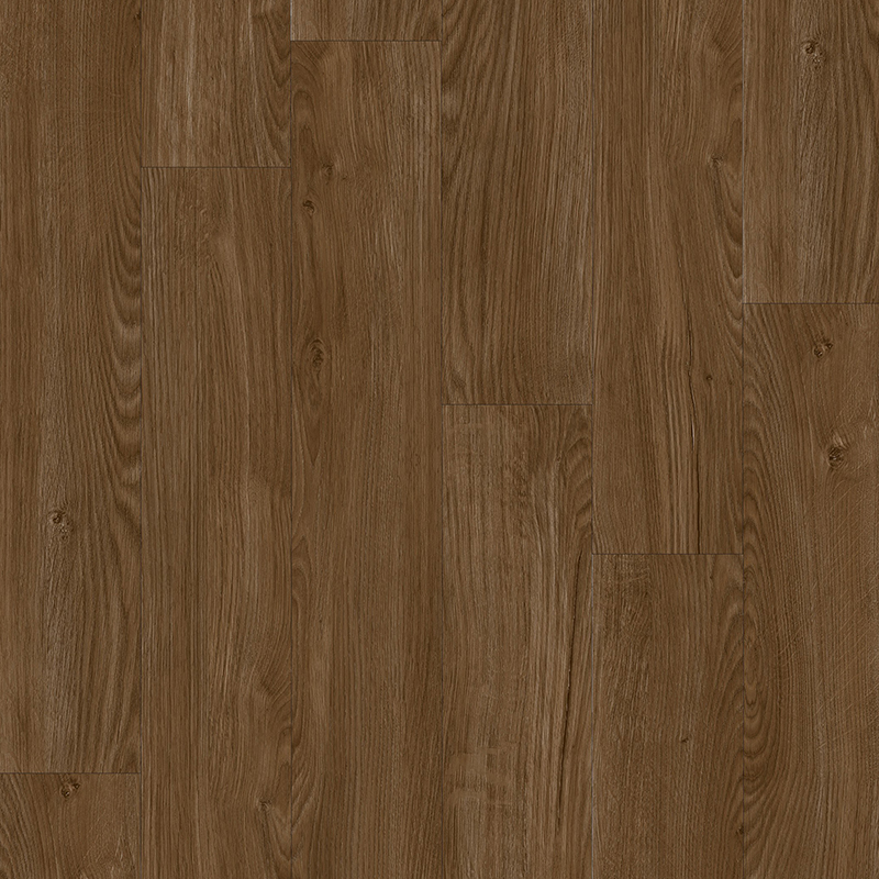 Corak Kayu Oak Asli SPC Klik Lantai Papan Vinyl